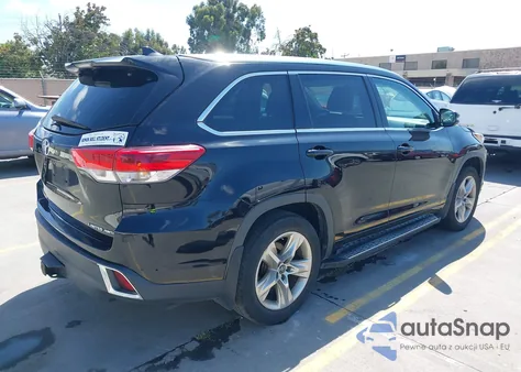 2018 Toyota Highlander Limited from USA, damaged, VIN 5TDDZRFH7JS832717